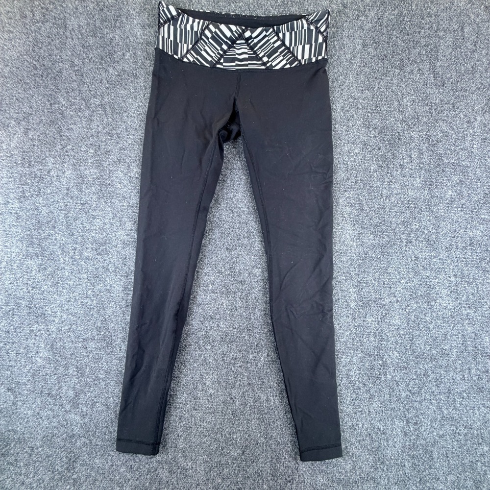 Lululemon Legging Women 8 Black Sportswear Performance Athleisure Yoga & Running
